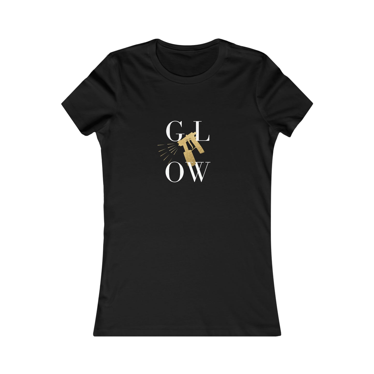 "Glow" Black Tee